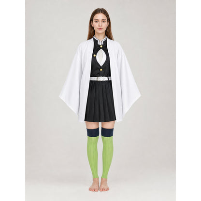 Anime-inspired cosplay costume with cape