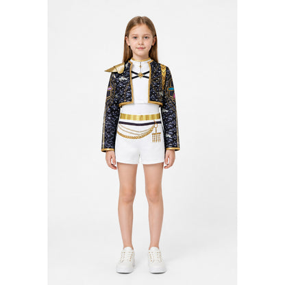 Stage Costume with Sequins and Gold