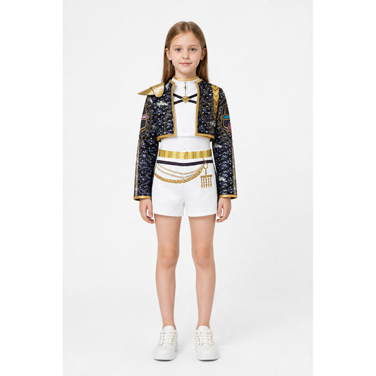Stage Costume with Sequins and Gold main product view
