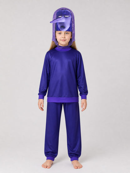 Inside Out 2 Carnival Costume with Hood front view