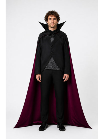 Vampire Costume with Cloak and Pants main product view