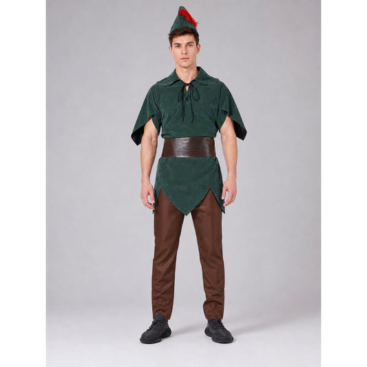 Robin Hood cosplay costume, green set
