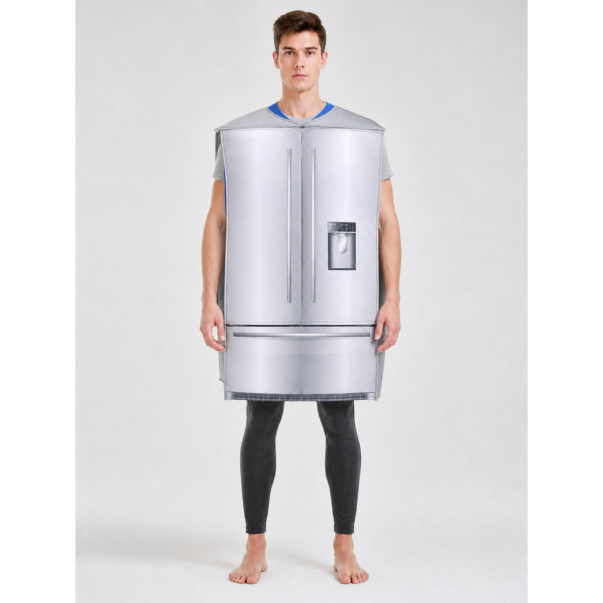 Refrigerator Costume for Parties and Stage Performances on-model view