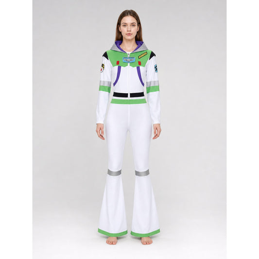 Buzz Lightyear Cosplay Costume: Top, Pants, and Bow