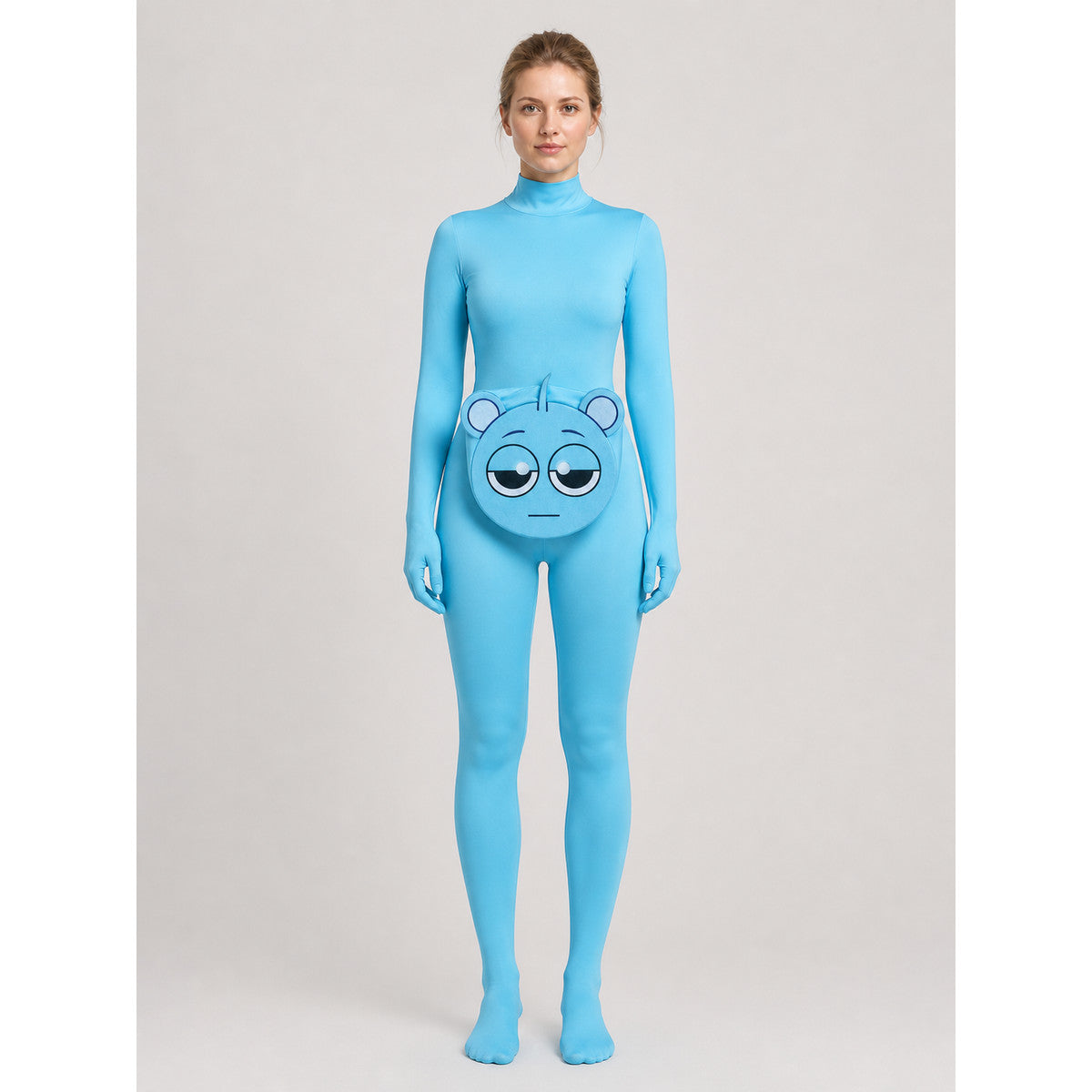 Blue Alien Jumpsuit with Antenna