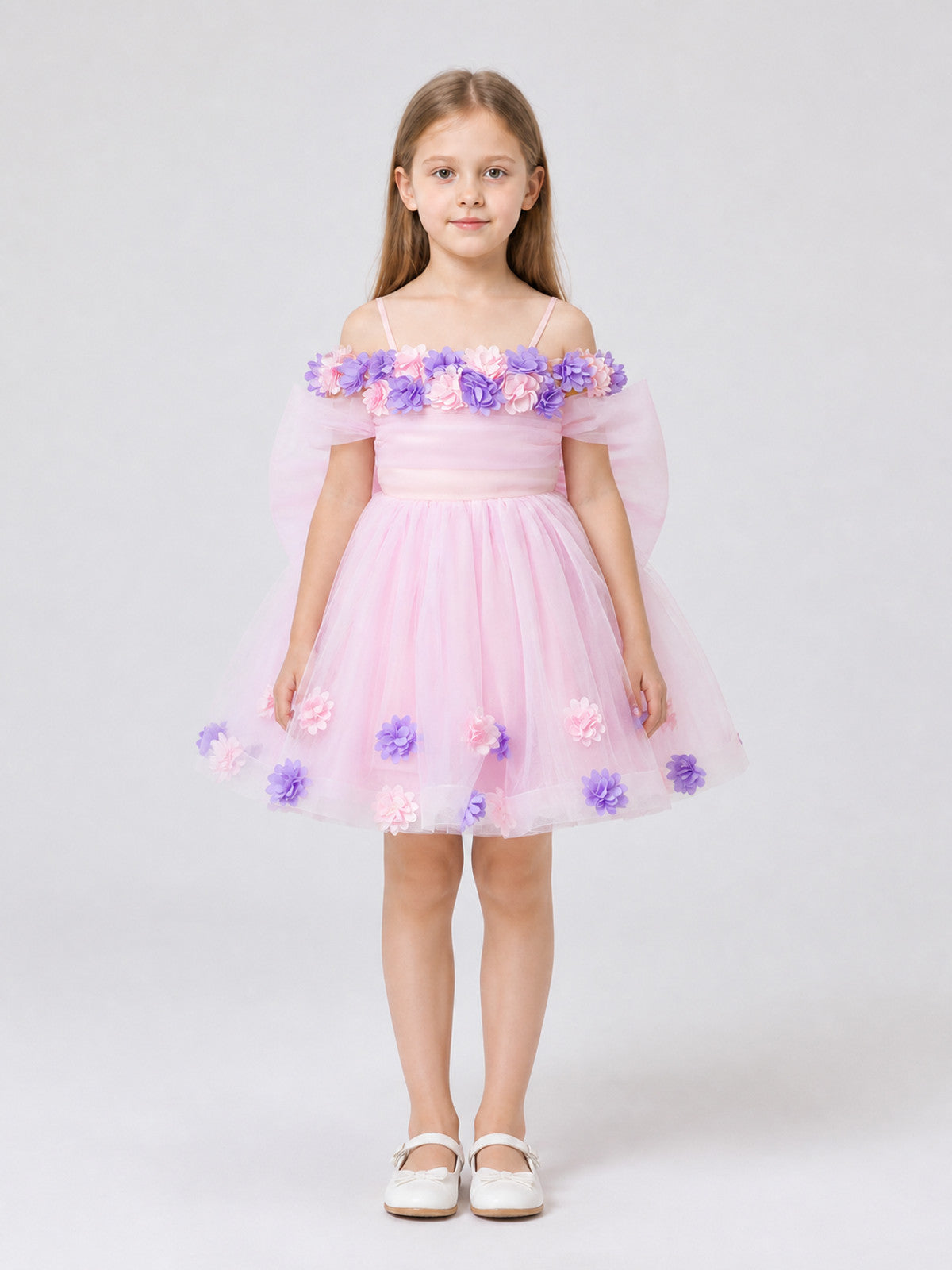 Princess Dress with Full Skirt for Performances on-model view