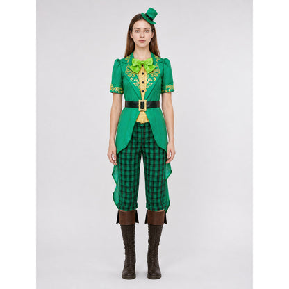 Leprechaun Costume with Top Hat and Bow Tie