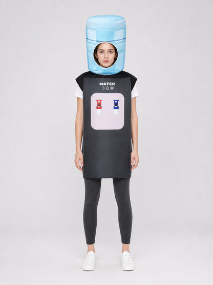 Water Dispenser Costume with Headpiece on-model view