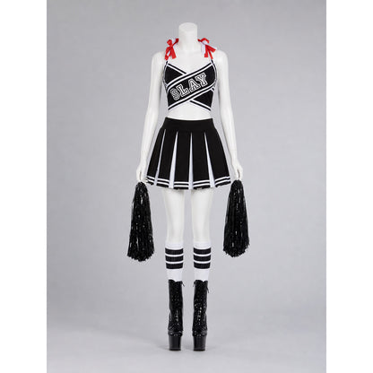 Cheerleading-Style Performance Costume, Top and Skirt