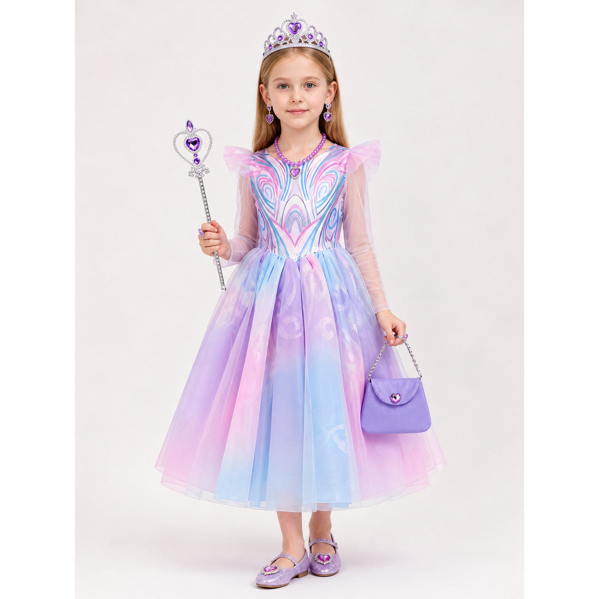Princess Costume with Accessories for Halloween main product view