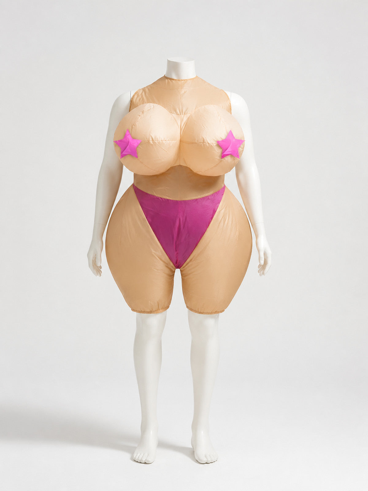 Inflatable Jumpsuit Costume with an Exaggerated Shape