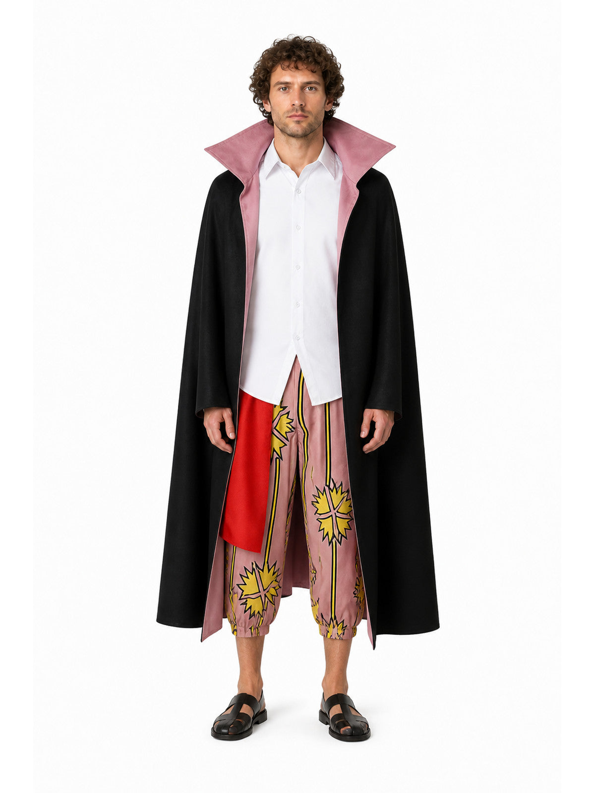 Shanks One Piece Cosplay Costume with Cape and Pants main product view