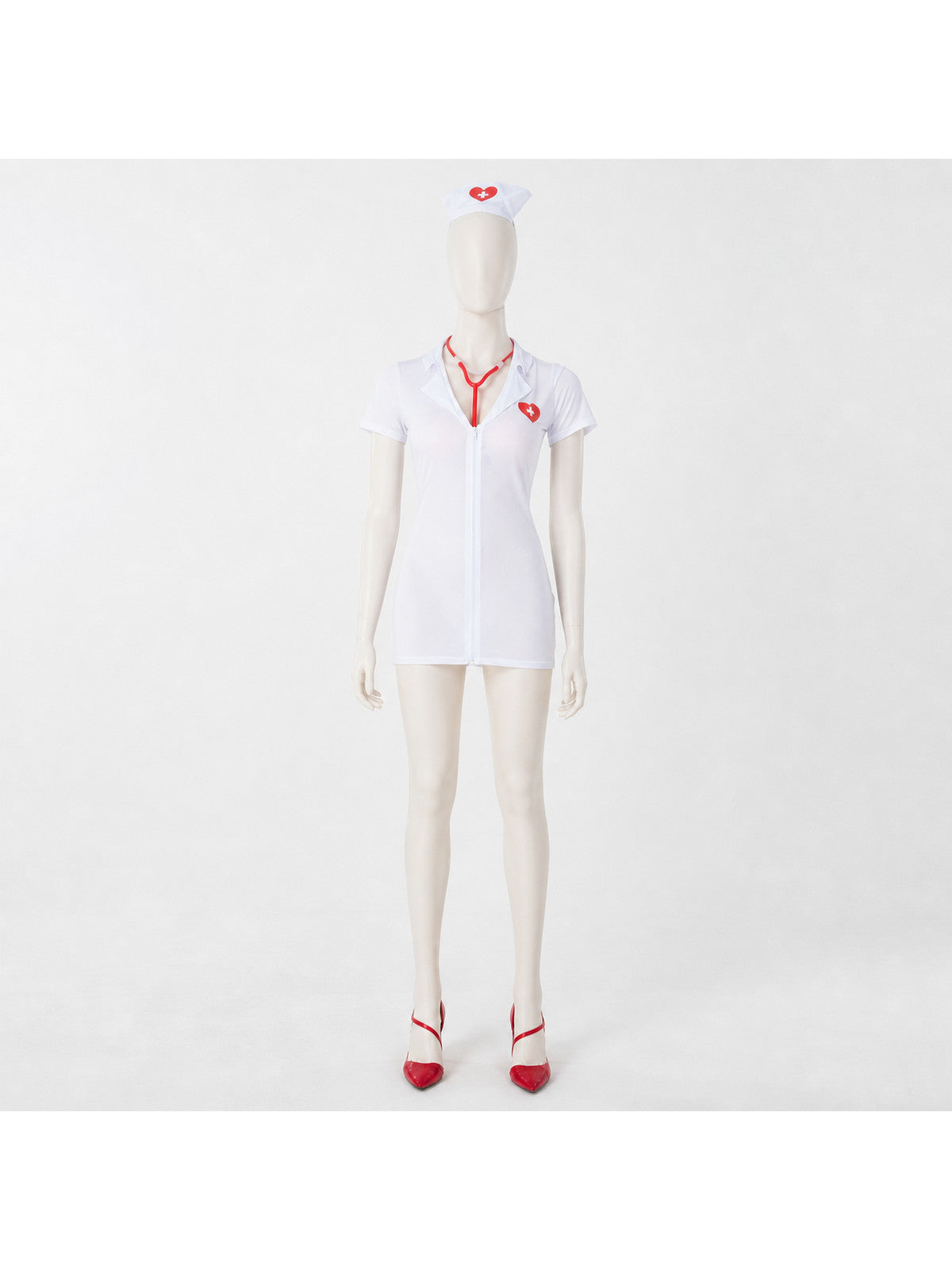 Medical Cosplay Costume, Zip-Up Dress