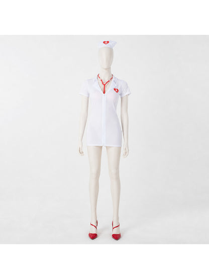 Medical Cosplay Costume, Zip-Up Dress