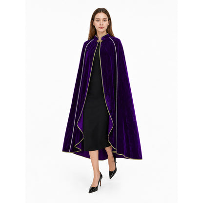 Purple Carnival Cloak with Hood