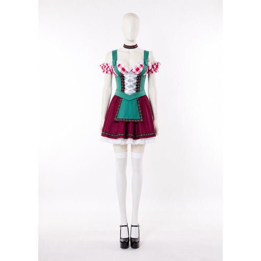 Bavarian-Style Carnival Dress with Lacing main product view