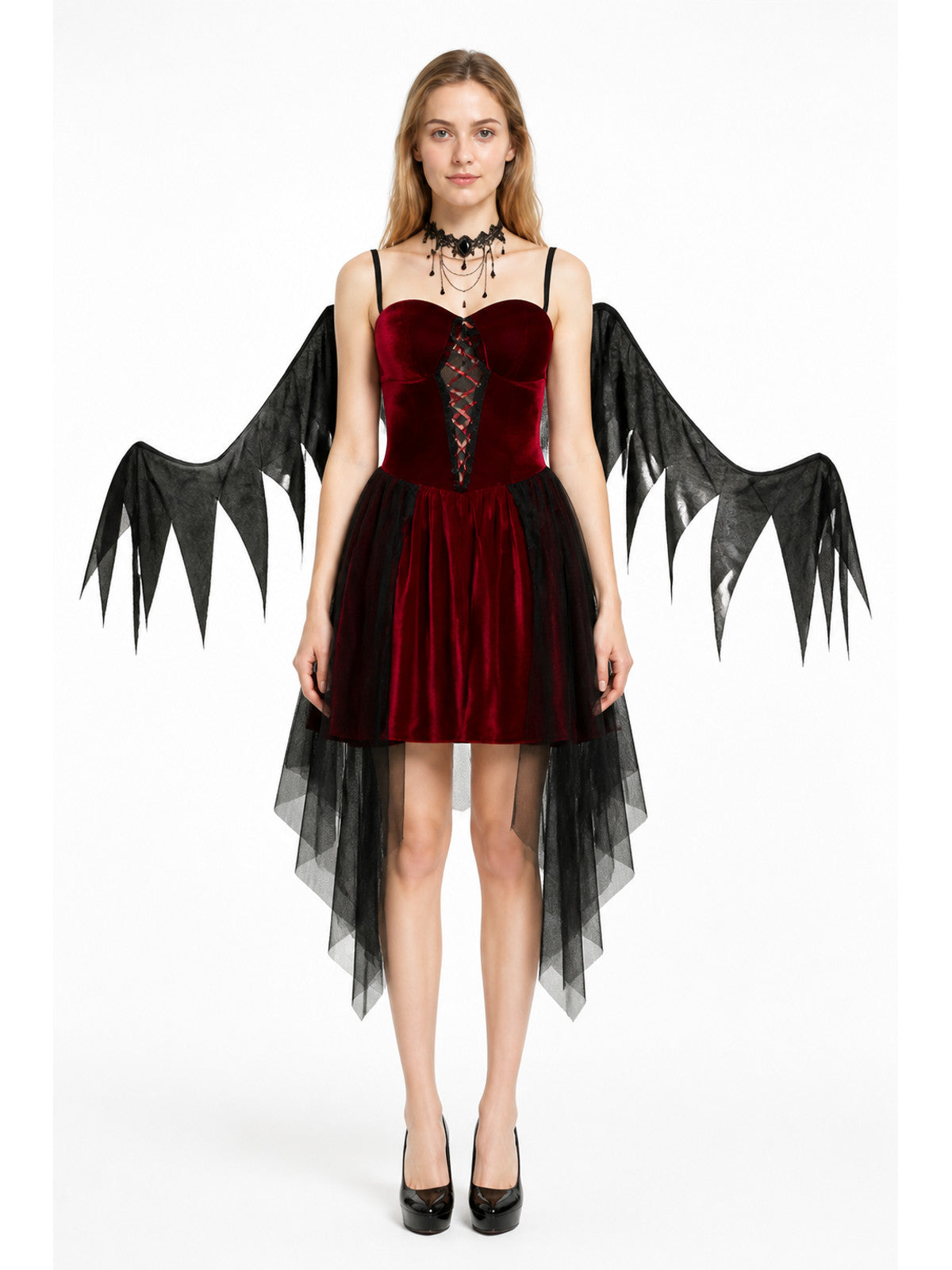 Halloween Carnival Costume with Wings
