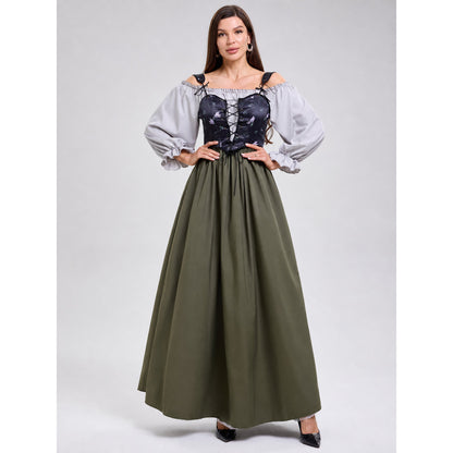 Historical Costume Dress with Corset Top