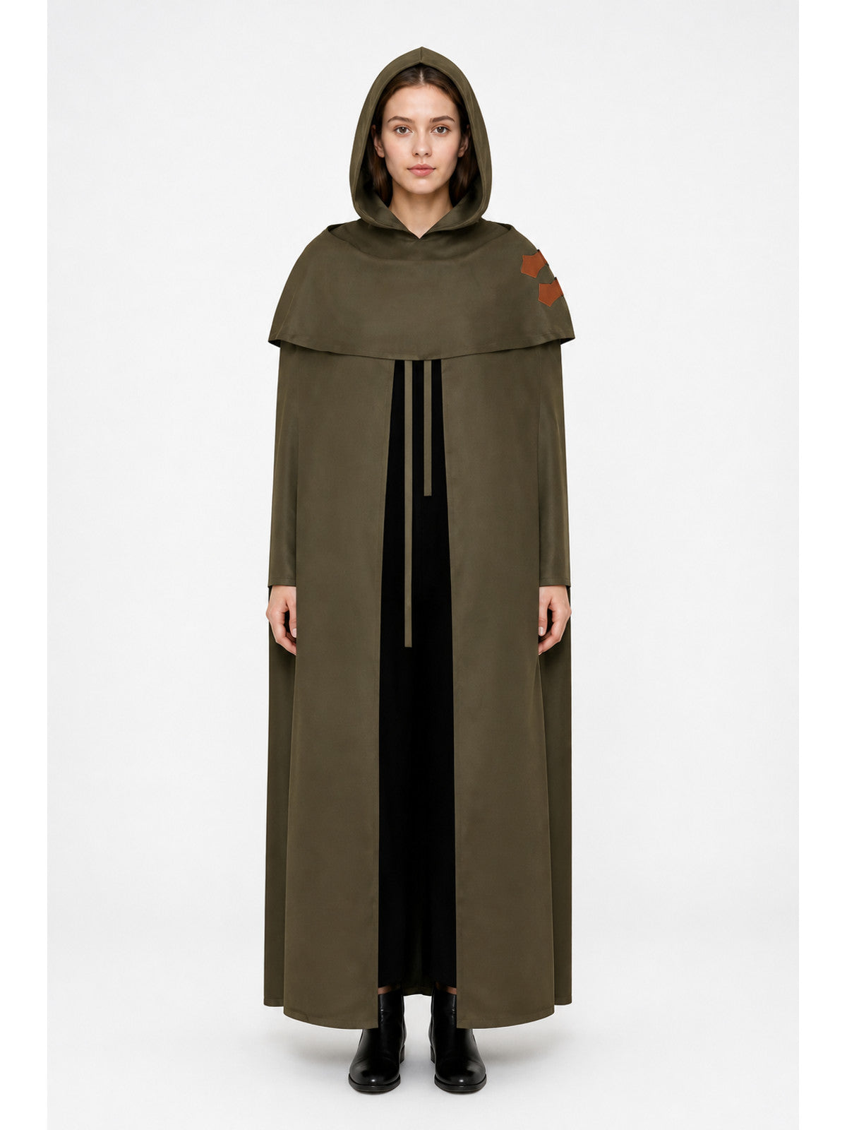 Long Hooded Elf Cloak for Cosplay main product view