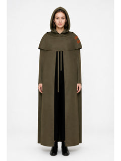 Long Hooded Elf Cloak for Cosplay