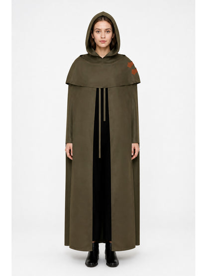 Long Hooded Elf Cloak for Cosplay main product view