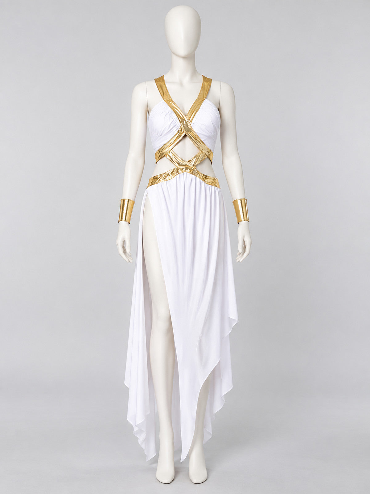 Carnival Costume with an Asymmetrical Hemline on-model view