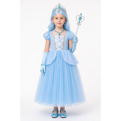 Princess Costume with Crown and Accessories