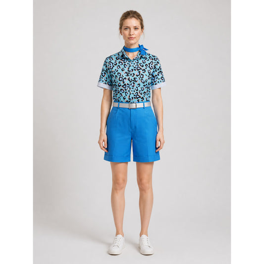 Cosplay Costume: Shirt, Shorts, Belt, and Scarf on-model view