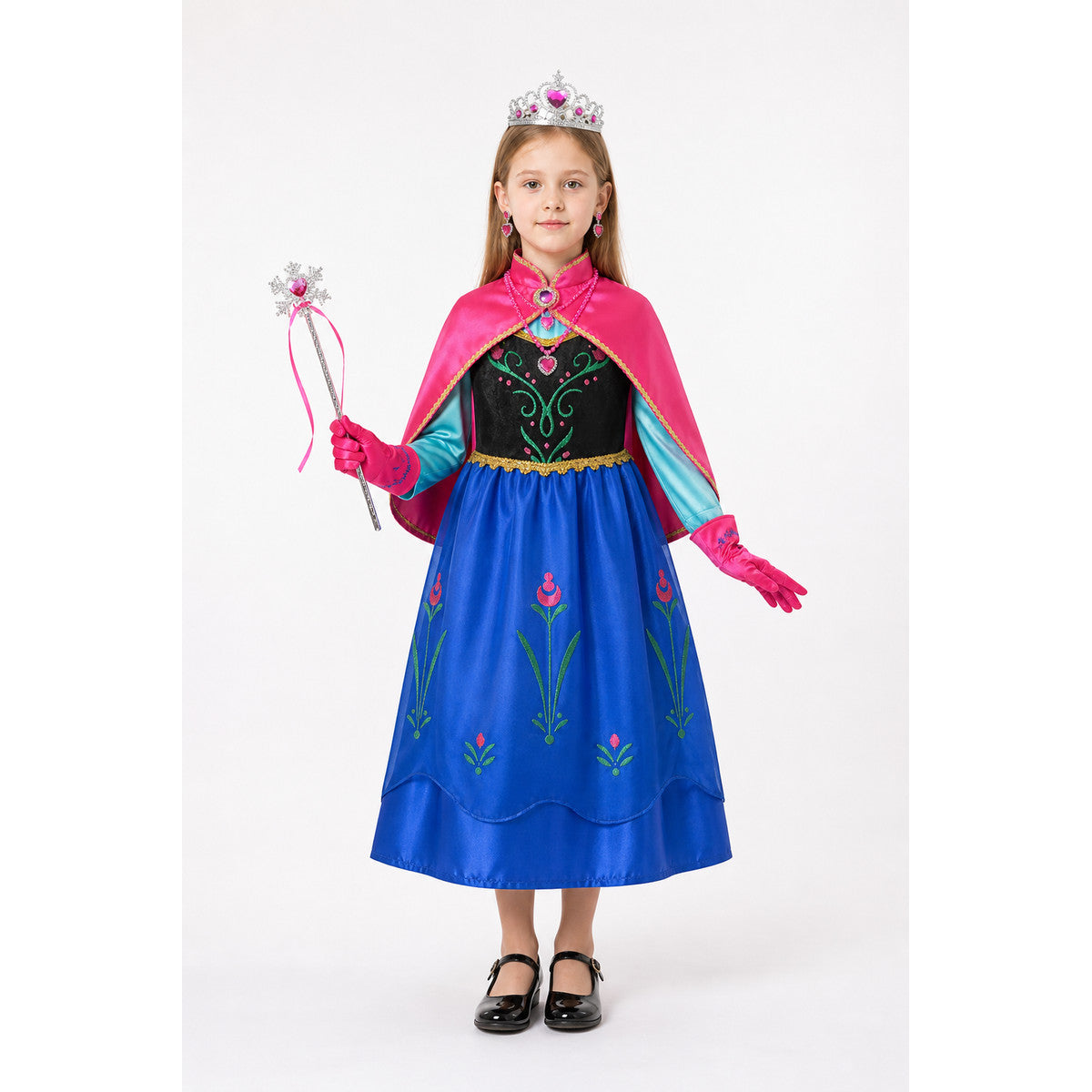 Princess Anna Costume with Cape main product view