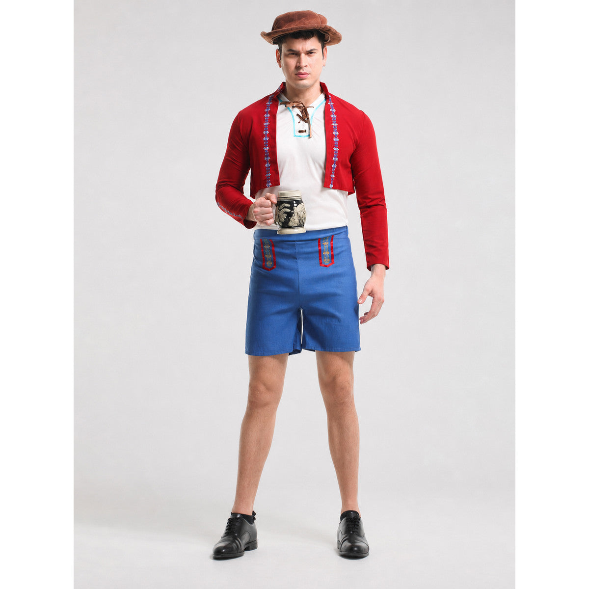 Historical Character Costume for Cosplay with Shorts