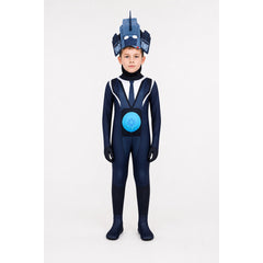 Skibidi Toilet TV Man Jumpsuit, Blue and White