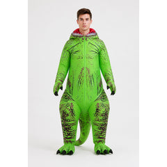 Green Dinosaur Costume with Long Tail