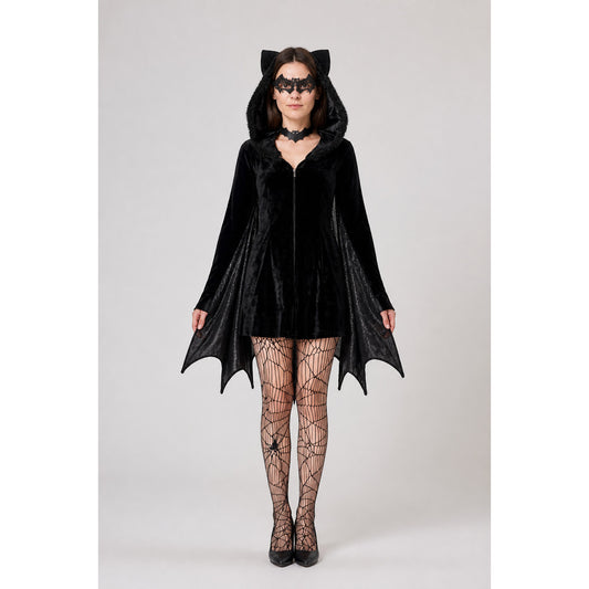 Halloween Bat Costume with Wings and Hood main product view