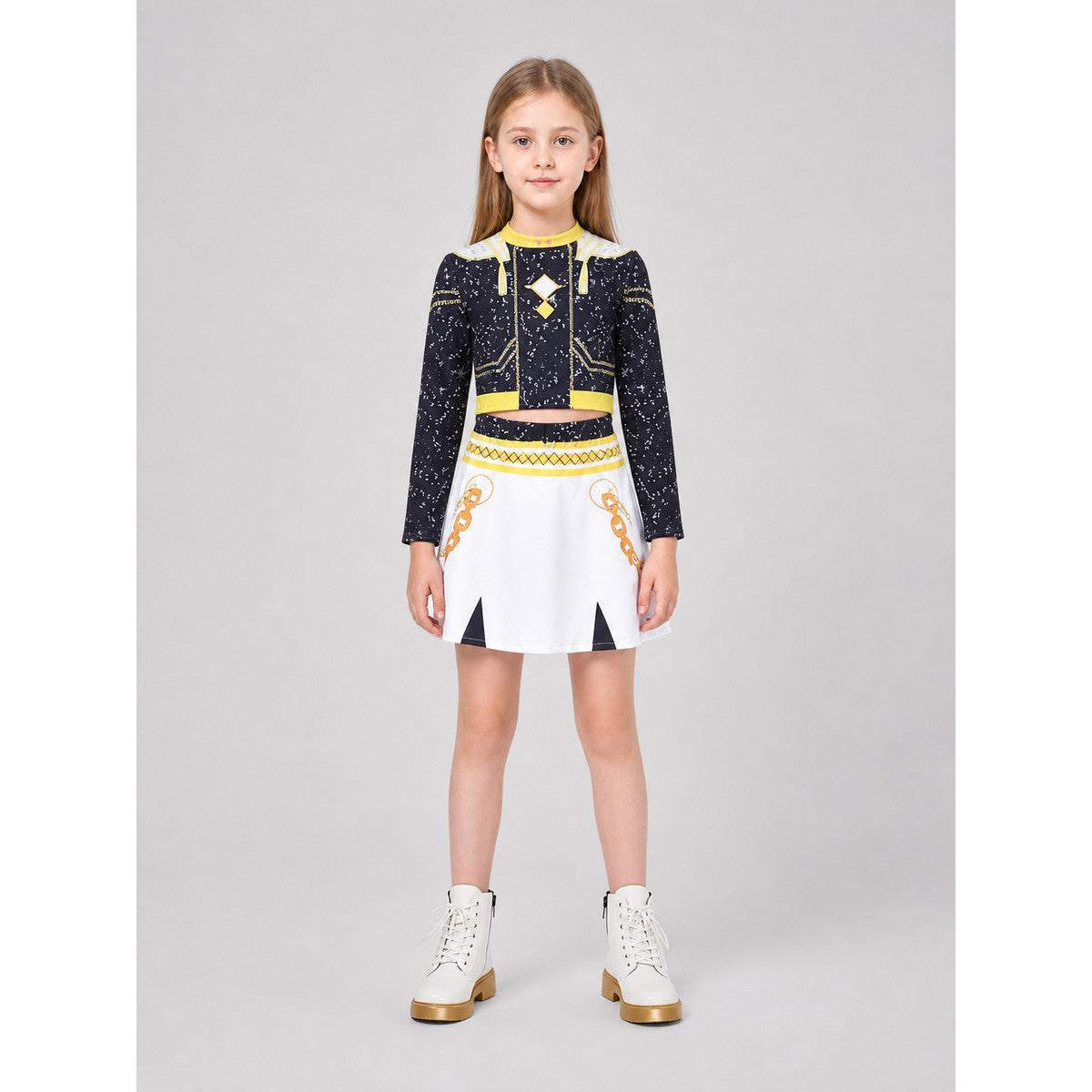 Children’s Costume: Top and Skirt with Gold Detailing