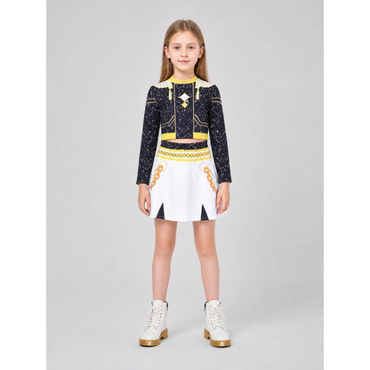 Children’s Costume: Top and Skirt with Gold Detailing