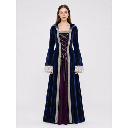 Medieval Hooded Dress, Gothic Cosplay
