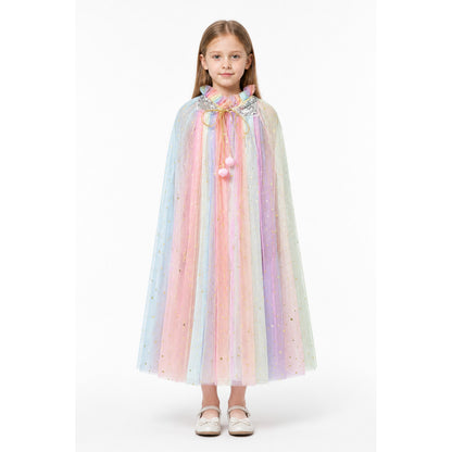 Children’s Cape Cloak with Sequins and Stars main product view
