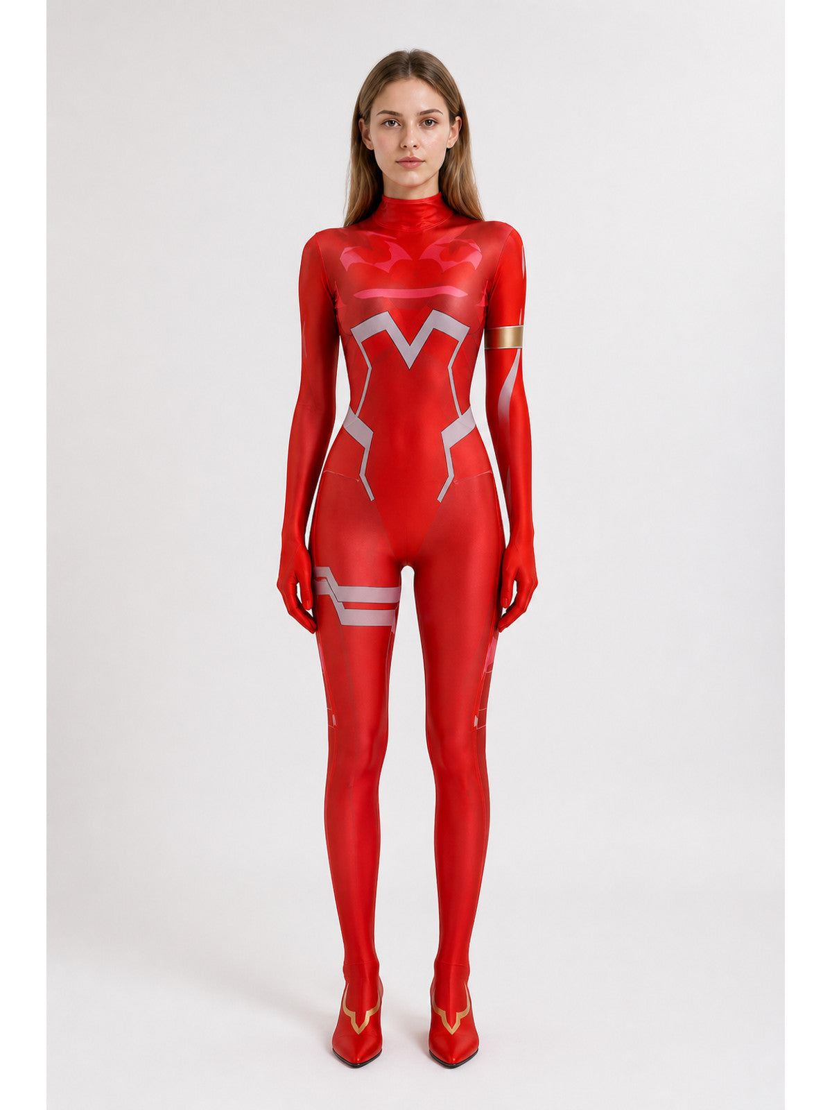 Red Form-Fitting Spider-Man Costume main product view