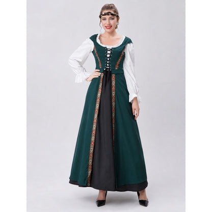 Medieval Costume Dress for Cosplay and Stage