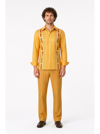 Camilo Bruno Yellow Striped Cosplay Costume