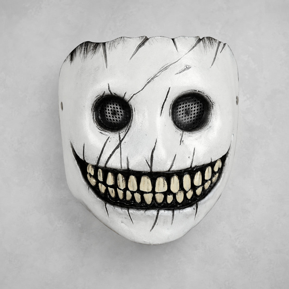 1pc Halloween Grinning Full-Face Foam Mask with Wide Toothy Smile for Cosplay Party