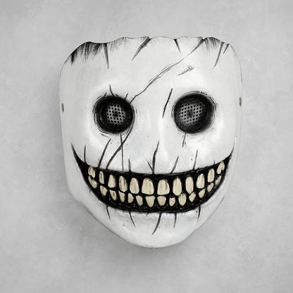 1pc Halloween Grinning Full-Face Foam Mask with Wide Toothy Smile for Cosplay Party