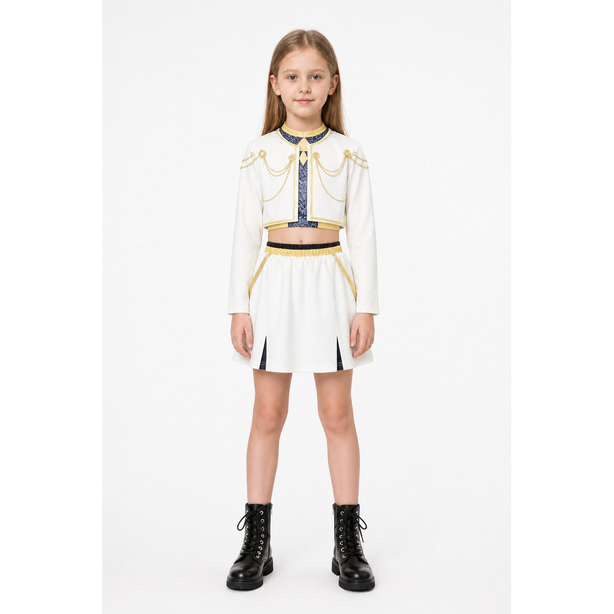 Children’s Stage Costume with Gold Trim main product view