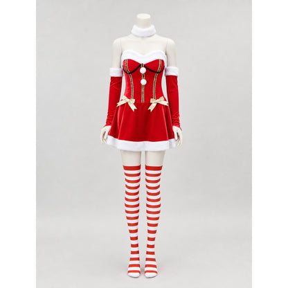 Christmas Carnival Costume with Full Skirt
