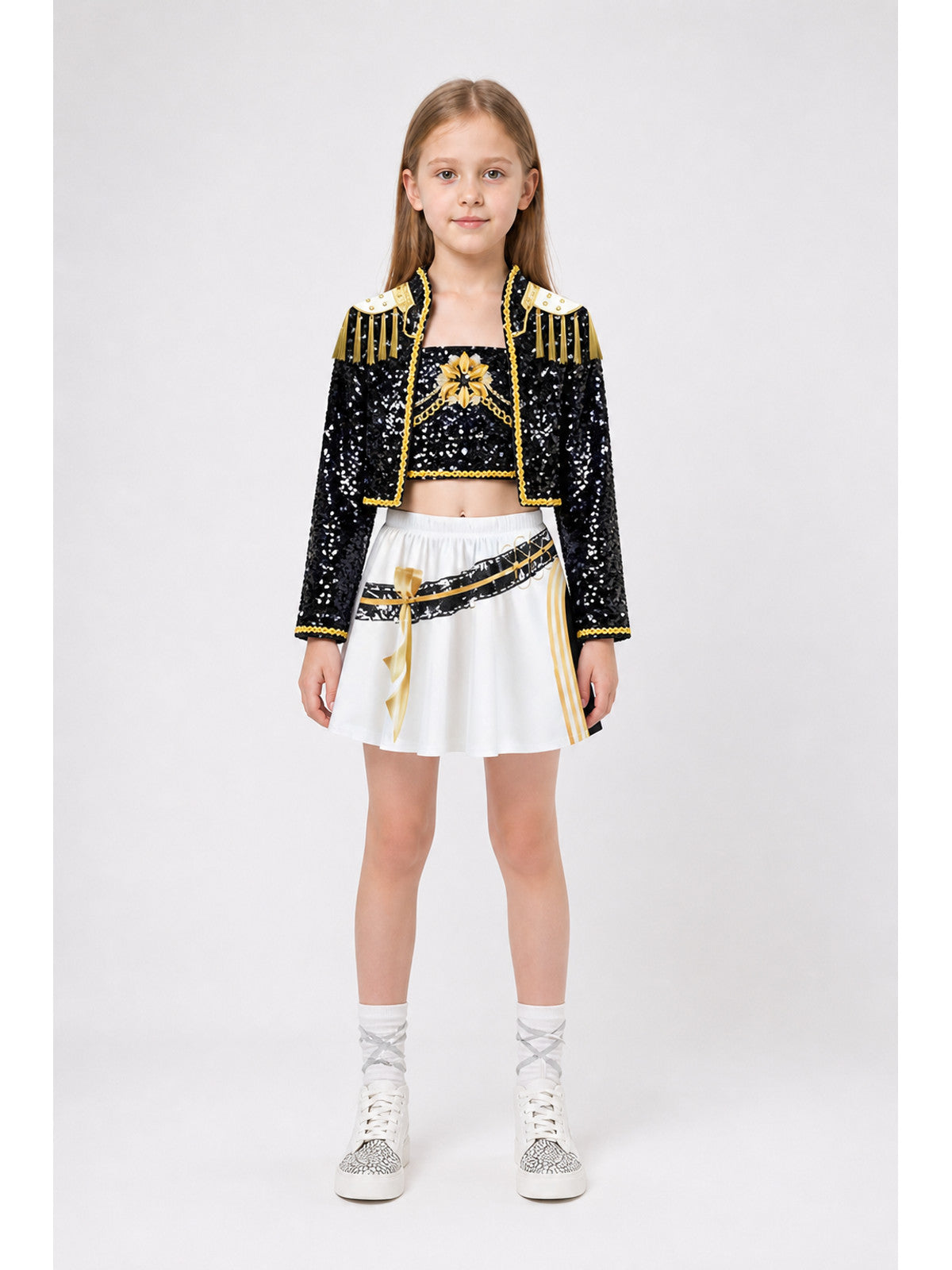 Children’s Stage Set: Black and Gold with Sequins