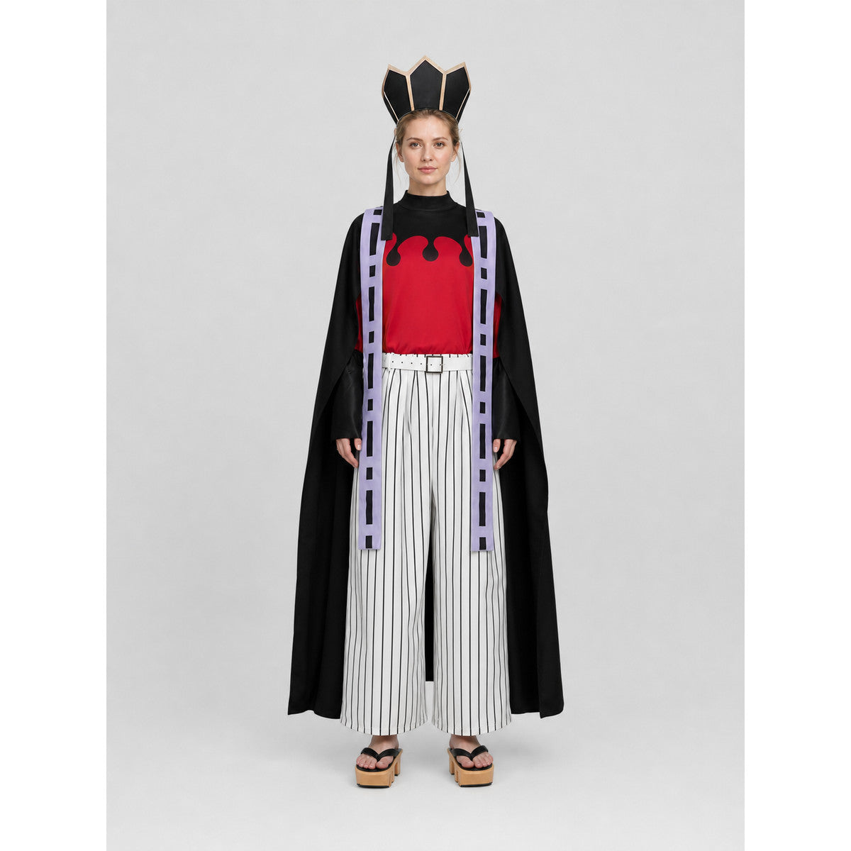 Anime Cosplay Douma Costume with Cloak and Pants