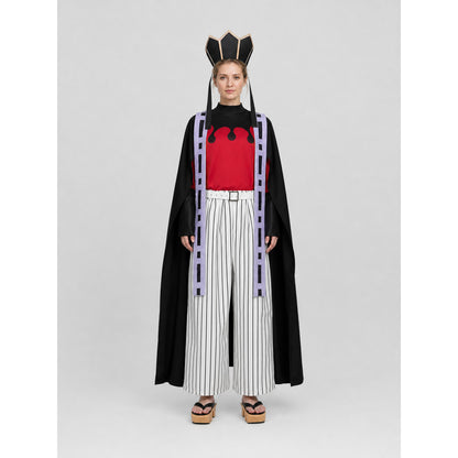 Anime Cosplay Douma Costume with Cloak and Pants