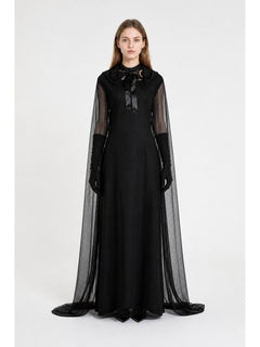 Hooded Costume: Dress, Cape, and Gloves