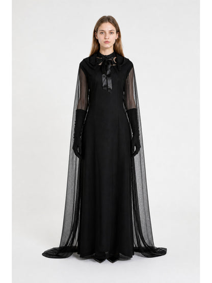 Hooded Costume: Dress, Cape, and Gloves main product view