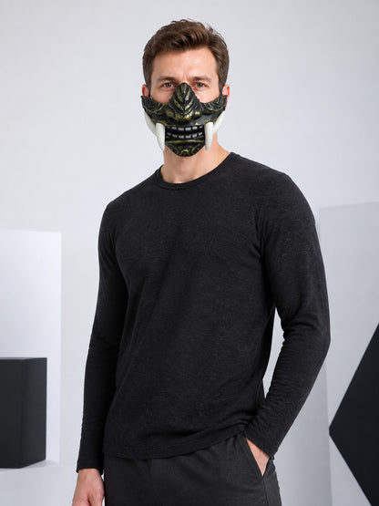 Samurai Demon Carnival Mask for Halloween